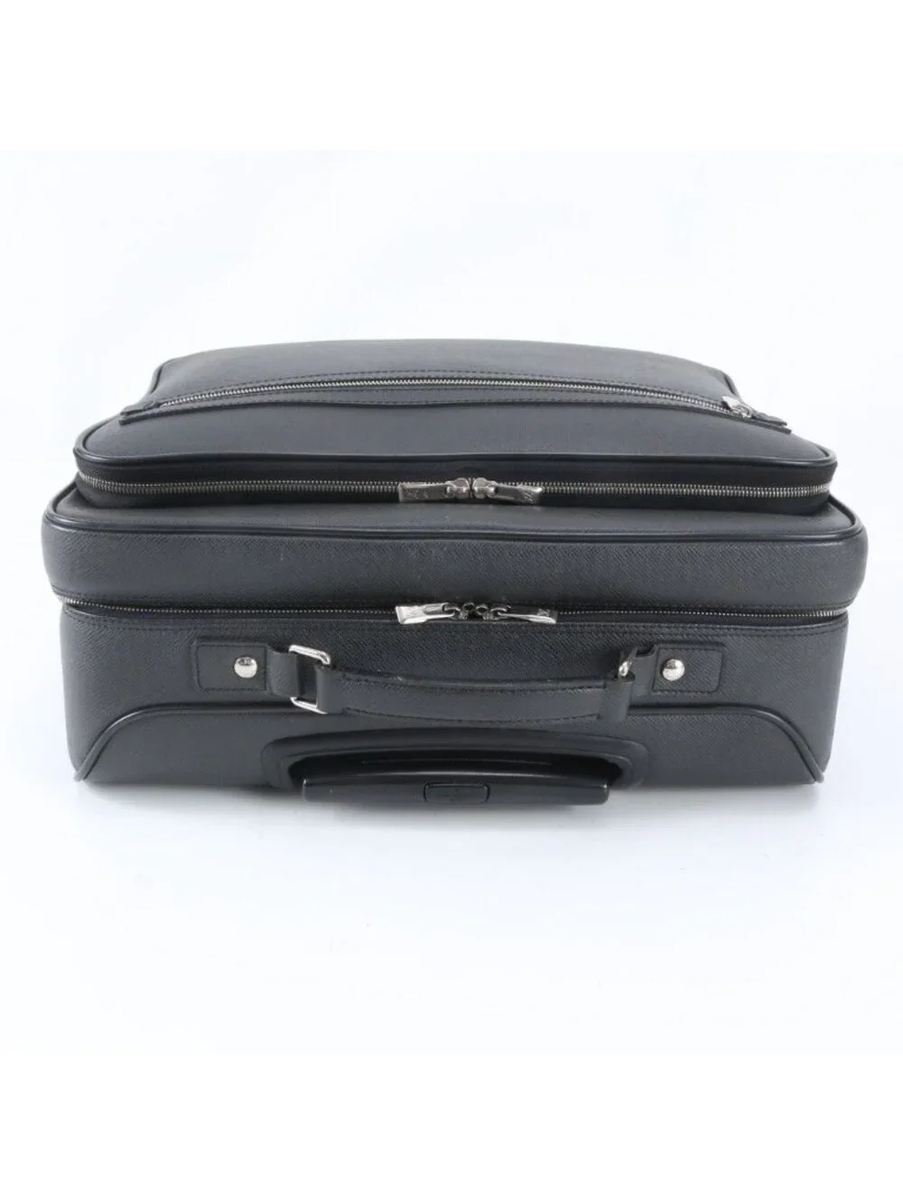 Louis Vuitton Taiga Pilot Case Leather Suitcase Carry Bag